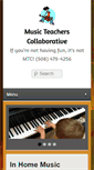 Mobile Screenshot of musicteacherscollaborative.com