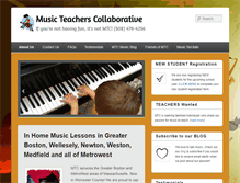 Tablet Screenshot of musicteacherscollaborative.com